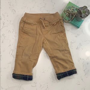Hanna Andersson Toddler Flannel Lined Khakis